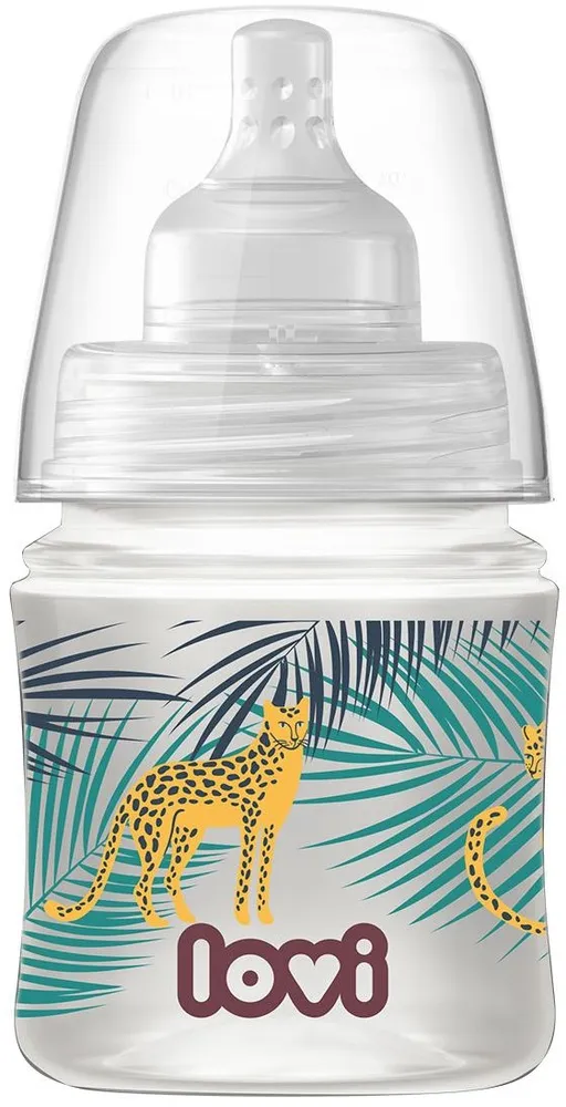 בקבוק האכלה לתינוק Jungle Vibes Trends בנפח 120 מ"ל זרימה איטית מאוד – מבית Lovi