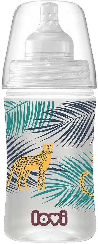 בקבוק האכלה לתינוק Jungle Vibes Trends בנפח 250 מ"ל זרימה איטית – מבית Lovi