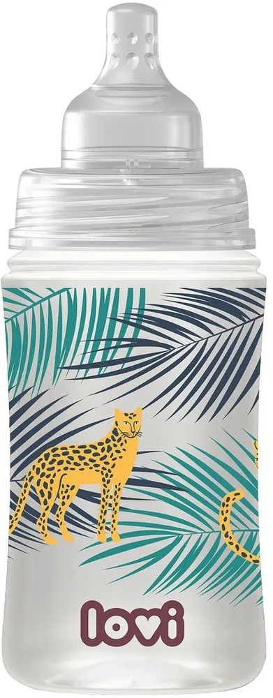 בקבוק האכלה לתינוק Jungle Vibes Trends בנפח 250 מ"ל זרימה איטית – מבית Lovi