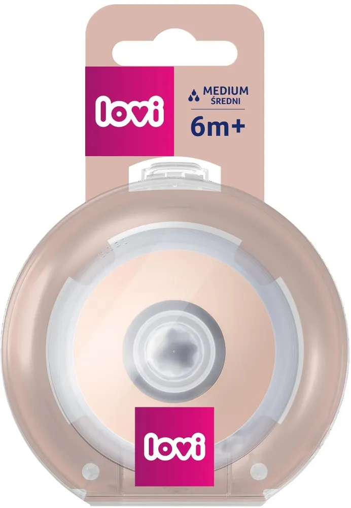פטמת Mammafeel לבקבוק האכלה זרימה בינונית – שלב 6+ – מבית Lovi