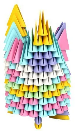 ערכת אוריגמי משולשים 500 חלקים Gami – צבעי פסטל