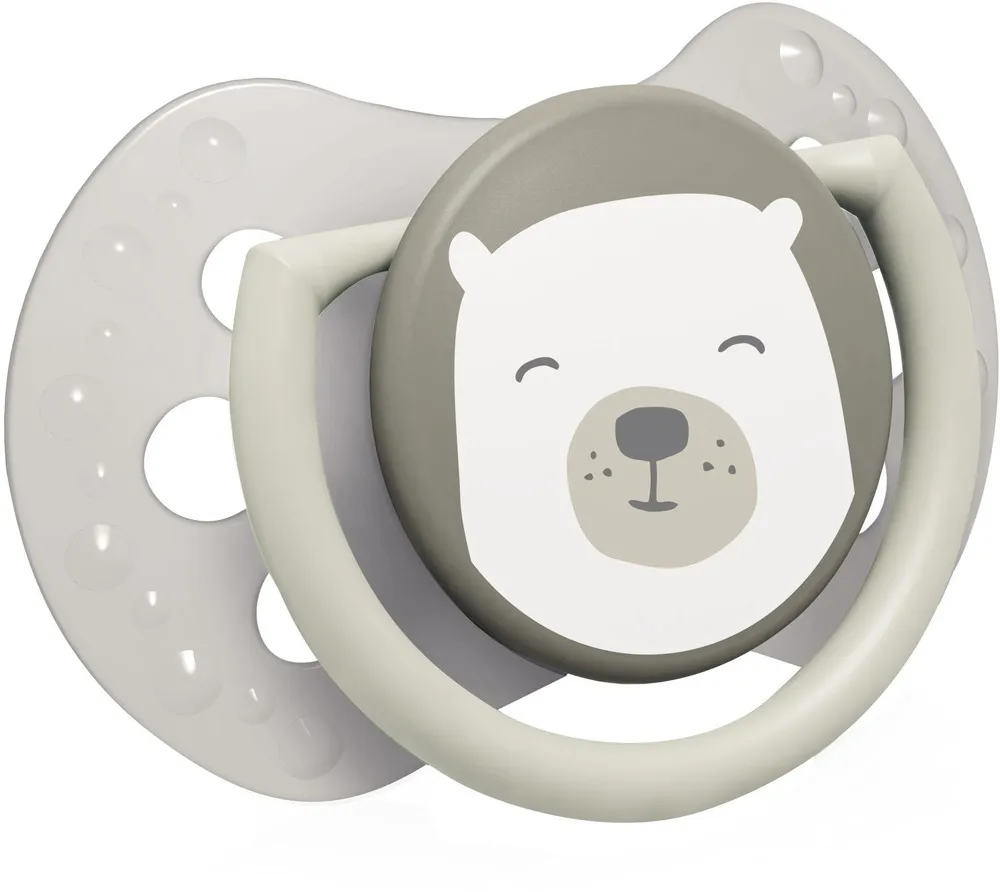 זוג מוצצי סיליקון מהדורת Bear Friends MINI מבית Lovi (0-2 חודשים)