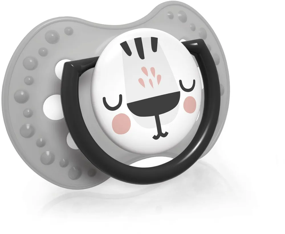 זוג מוצצי סיליקון מהדורת Salt & Pepper מבית Lovi (3-6 חודשים)