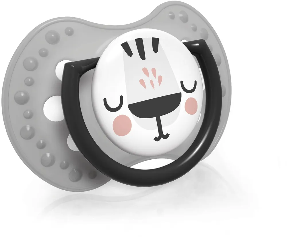 זוג מוצצי סיליקון מהדורת Salt & Pepper מבית Lovi (6-18 חודשים)