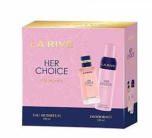 סט לאישה La Rive Her Choice 100 ml + 150 ml בושם + דאודורנט
