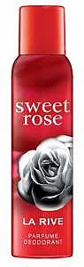 דאודורנט ספריי לאישה La Rive Sweet Rose בנפח 150 מ"ל