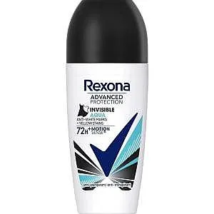 דאודורנט רול לאישה Rexona Invisible Aqua 72h בנפח 50 מ"ל