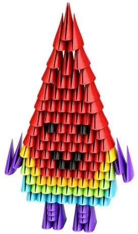 מארז אוריגמי משולשים 1500 חלקים Gami – צבעי בסיס