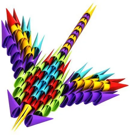 מארז אוריגמי משולשים 1500 חלקים Gami – צבעי בסיס