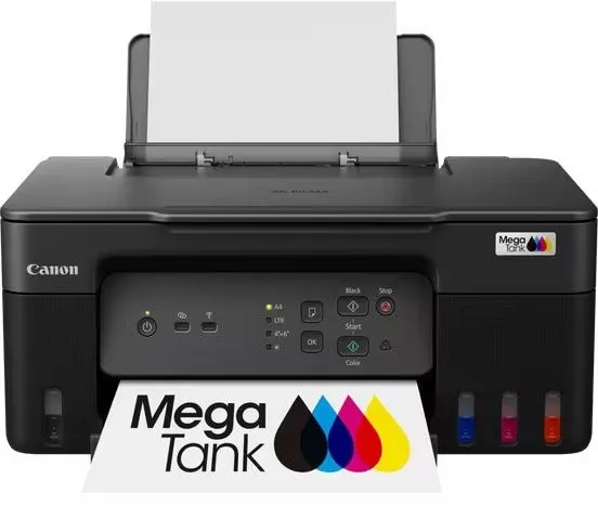 מדפסת הזרקת דיו צבעונית אלחוטית Canon Pixma G3430 BK