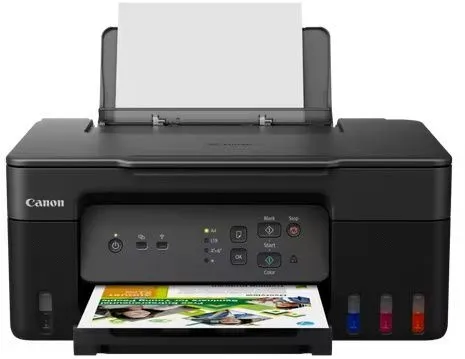 מדפסת הזרקת דיו צבעונית אלחוטית Canon Pixma G3430 BK