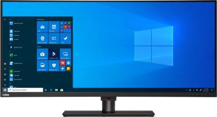 מסך מחשב קעור Lenovo ThinkVision P40w-20 62C1GAT6IS 39.7 WUHD