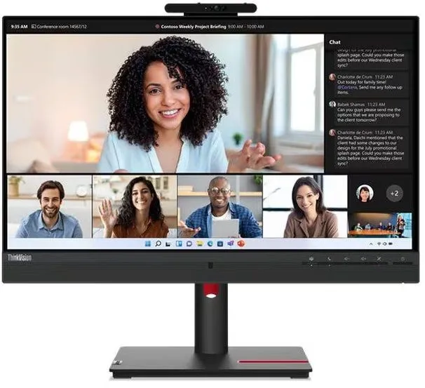 מסך מחשב Lenovo ThinkVision T24mv-30 63D7UAT3IS 23.8 Full HD