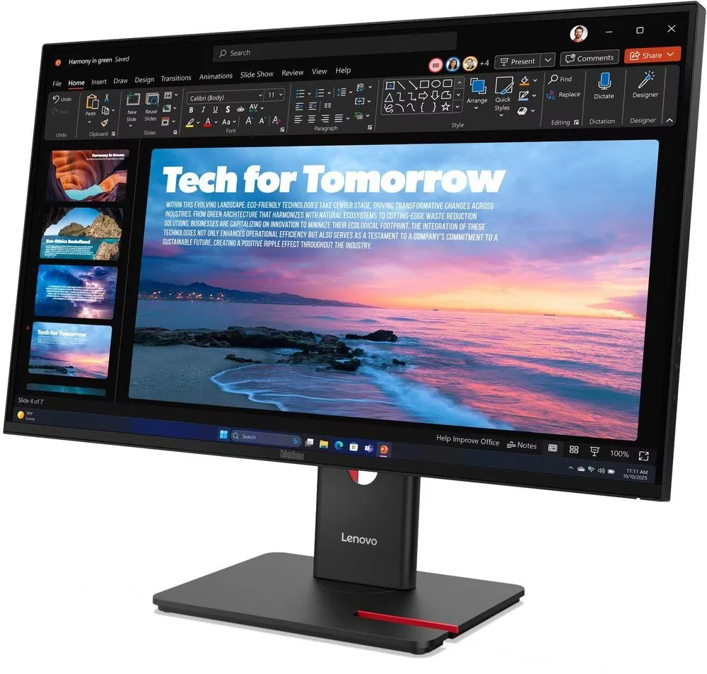 מסך מחשב Lenovo ThinkVision T27QD-40 64AAGAT2IS 27 QHD