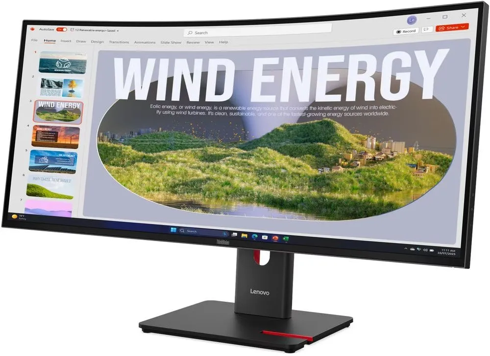 מסך מחשב קעור Lenovo ThinkVision T34WD-40 64AEGAT1IS 34 WQHD