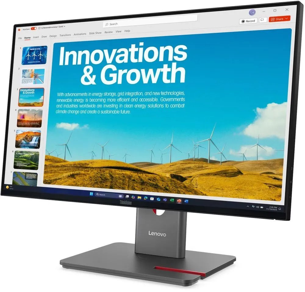 מסך מחשב Lenovo ThinkVision P24QD-40 64B1GAT1IS 23.8 QHD