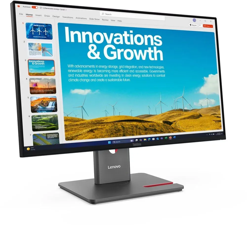 מסך מחשב Lenovo ThinkVision P24QD-40 64B1GAT1IS 23.8 QHD