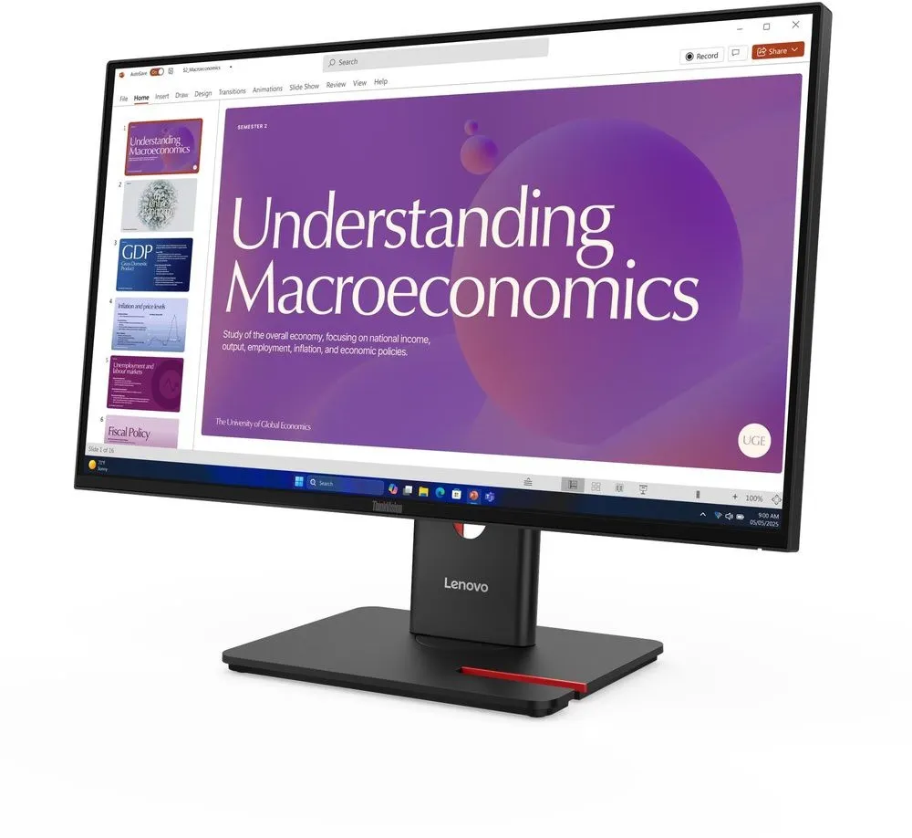 מסך מחשב Lenovo ThinkVision T24D-40 64B9GAT1IS 24