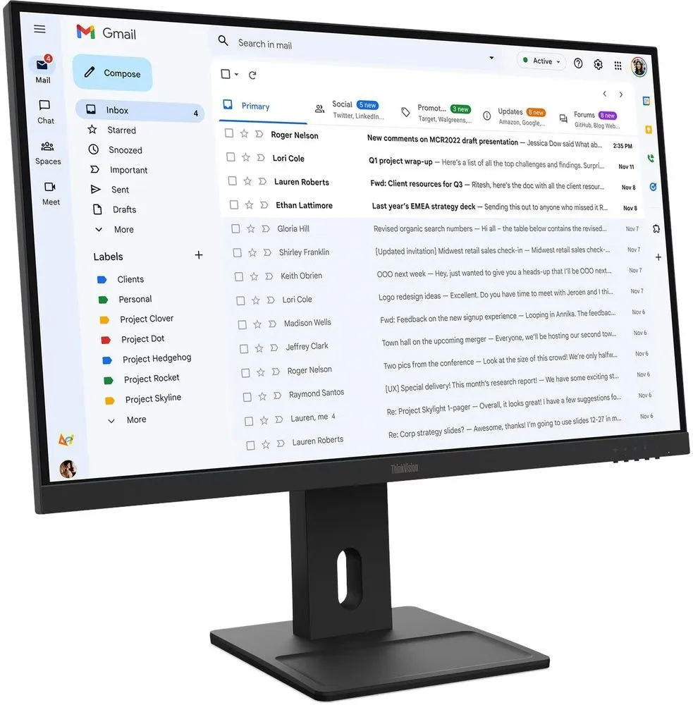 מסך מחשב Lenovo ThinkVision E27-40 64BCMAT4IS 27 Full HD