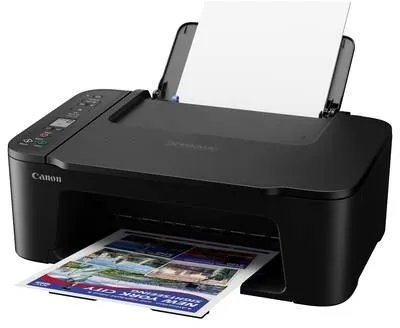 מדפסת הזרקת דיו צבעונית אלחוטית Canon Pixma TS3750i BK