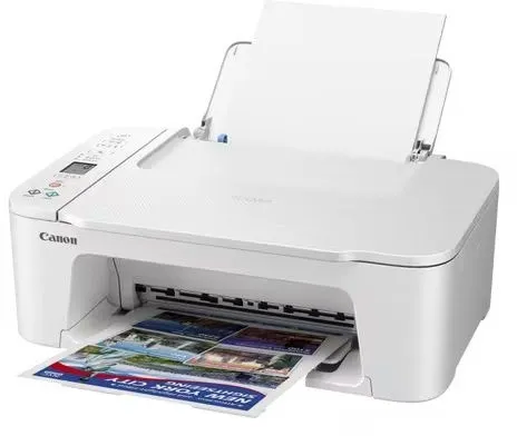 מדפסת הזרקת דיו צבעונית אלחוטית Canon Pixma TS3751i WH