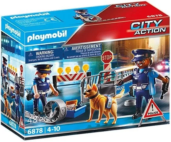 מחסום משטרתי Playmobil 6878
