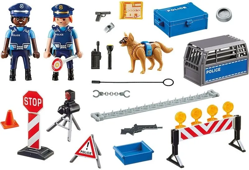 מחסום משטרתי Playmobil 6878