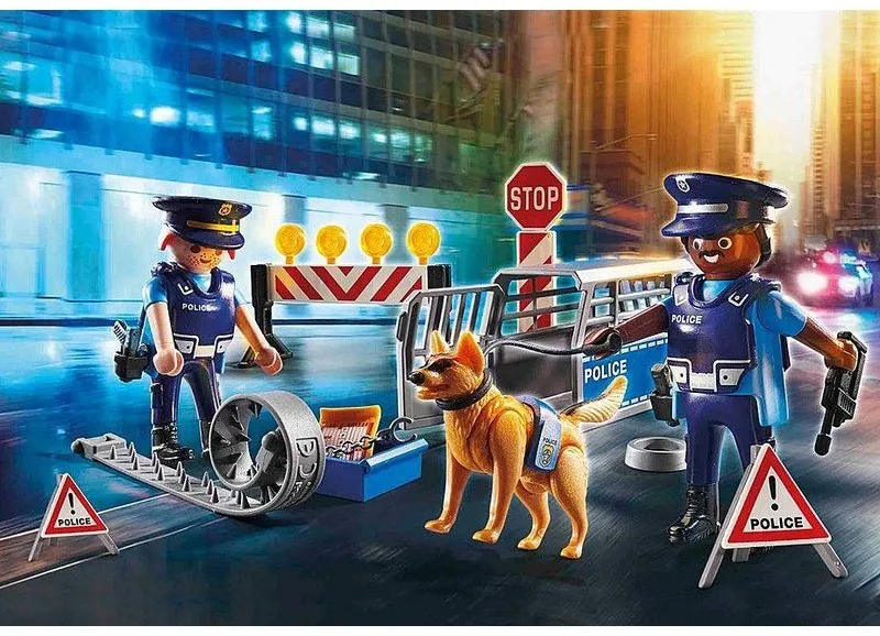 מחסום משטרתי Playmobil 6878