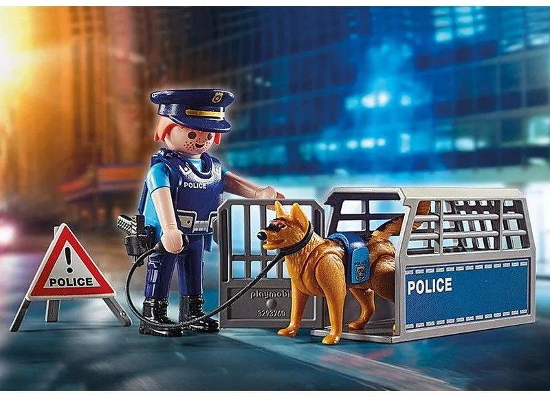 מחסום משטרתי Playmobil 6878