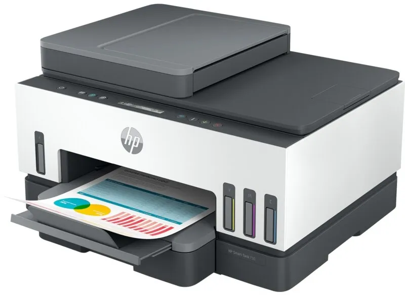 מדפסת הזרקת דיו צבעונית HP Smart Tank 750 6UU47A