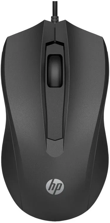 עכבר חוטי בצבע שחור HP 100 6VY96AA