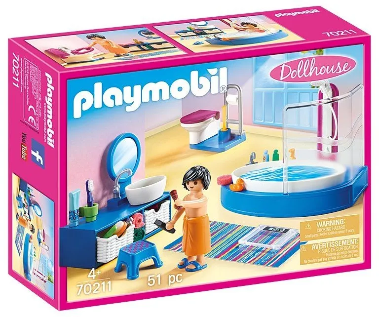 חדר אמבטיה Playmobil 70211