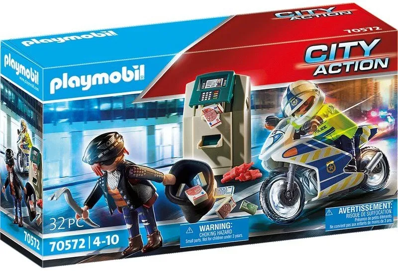 מרדף אחר שודד בנק Playmobil 70572