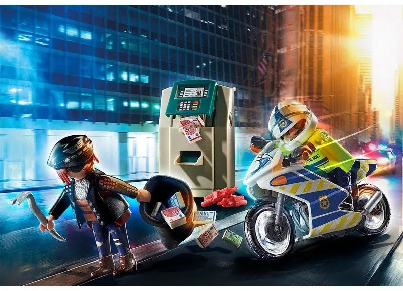 מרדף אחר שודד בנק Playmobil 70572