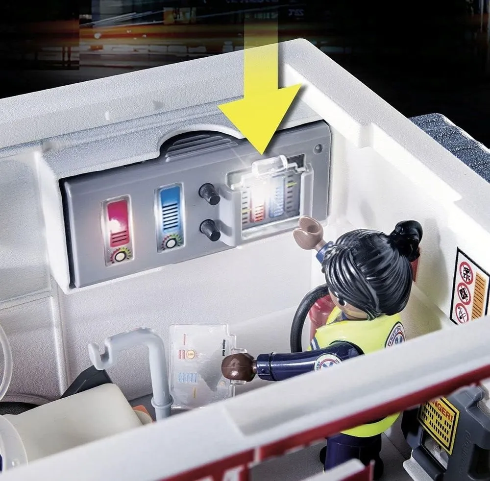 רכבי חילוץ: אמבולנס עם אורות וקולות Playmobil 70936