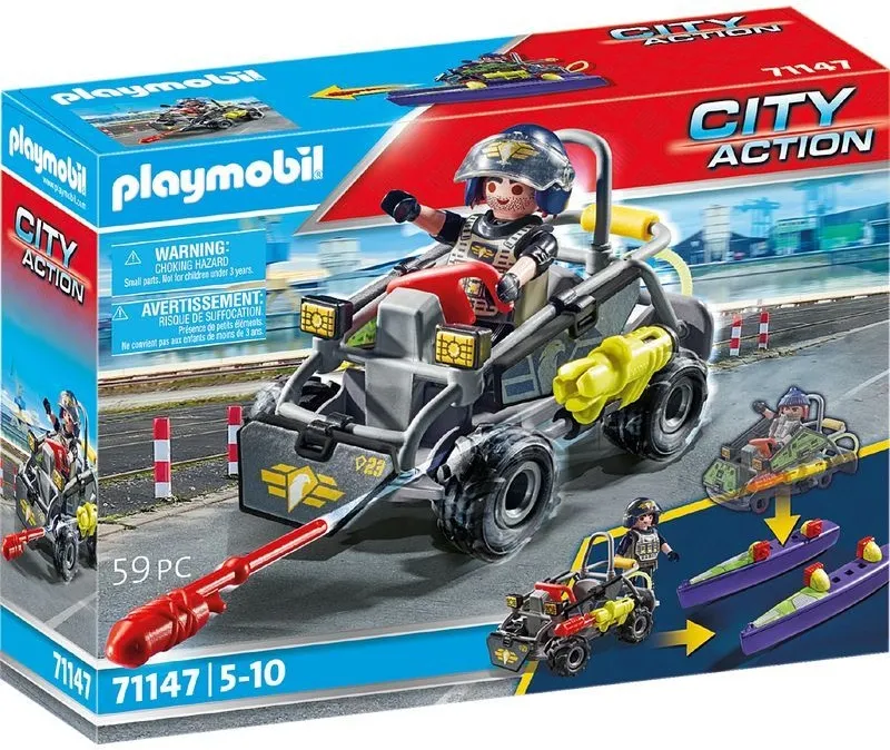 יחידה טקטית – טרקטורון רב-שטח Playmobil 71147