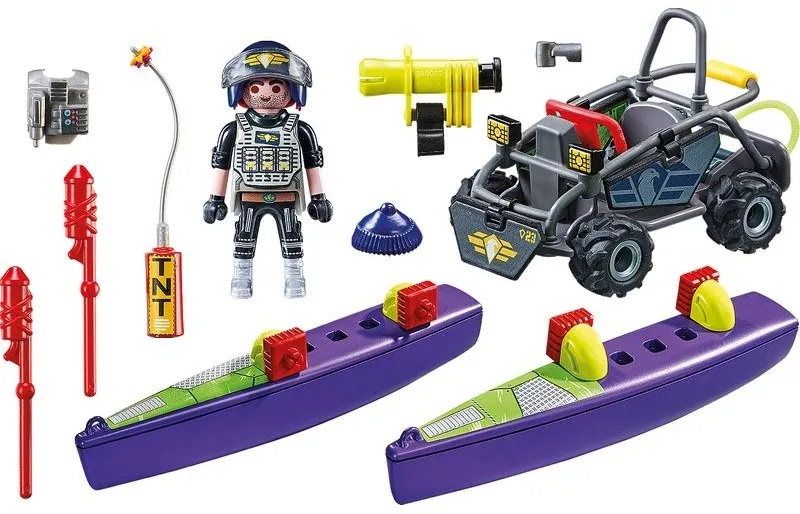 יחידה טקטית – טרקטורון רב-שטח Playmobil 71147
