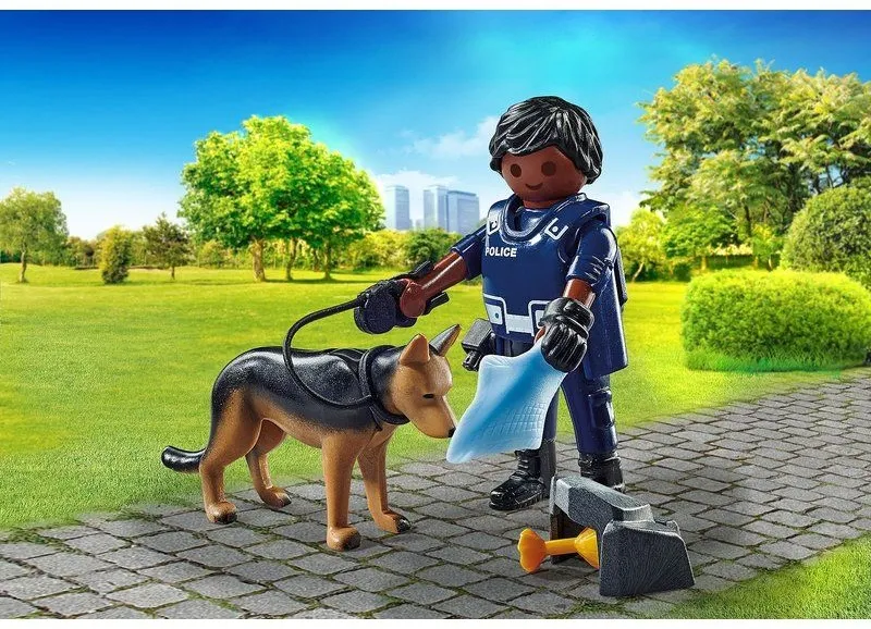 שוטר עם כלב Playmobil 71162