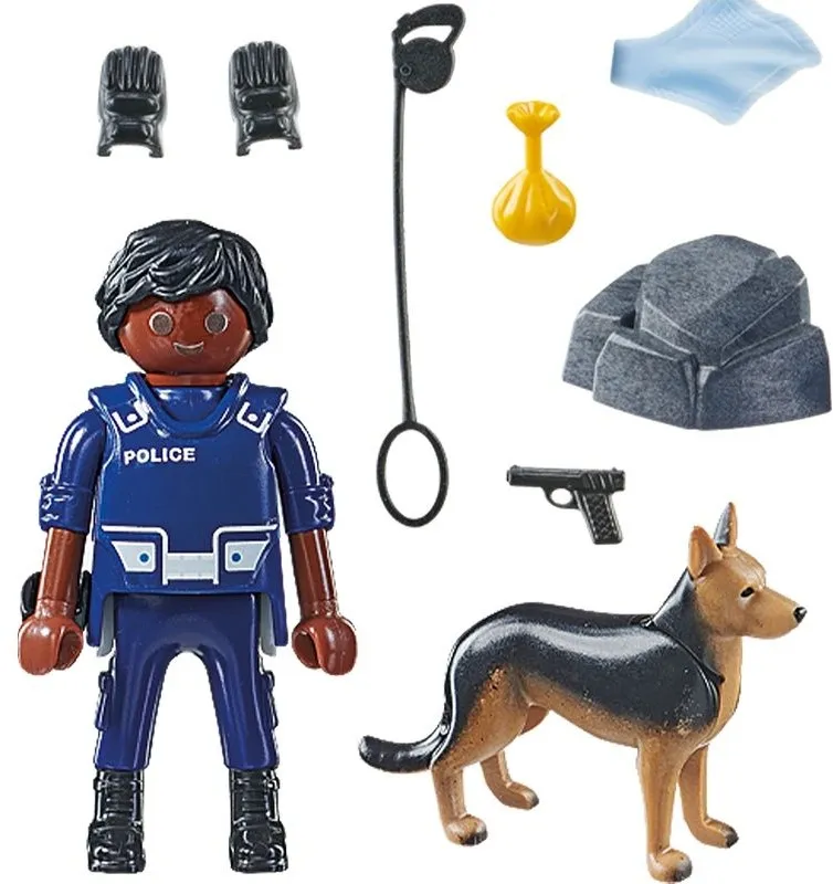 שוטר עם כלב Playmobil 71162