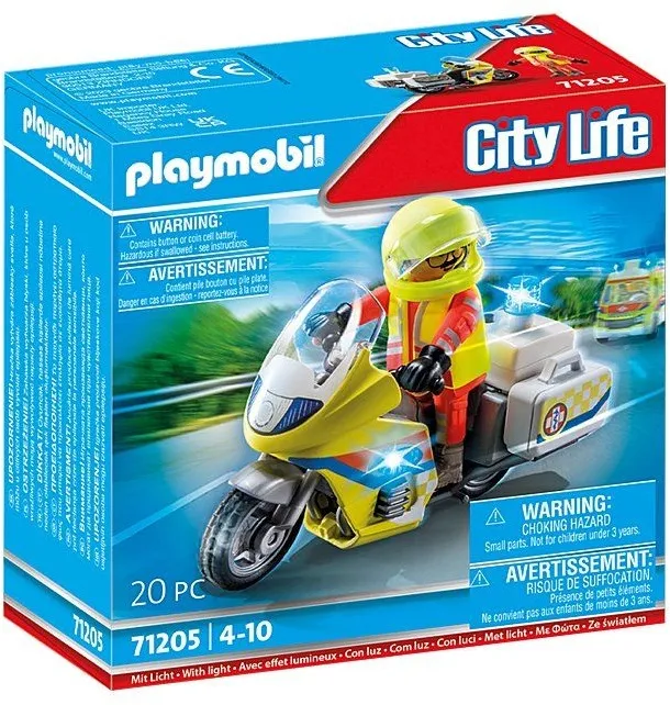 אופנוע חילוץ עם אורות Playmobil 71205