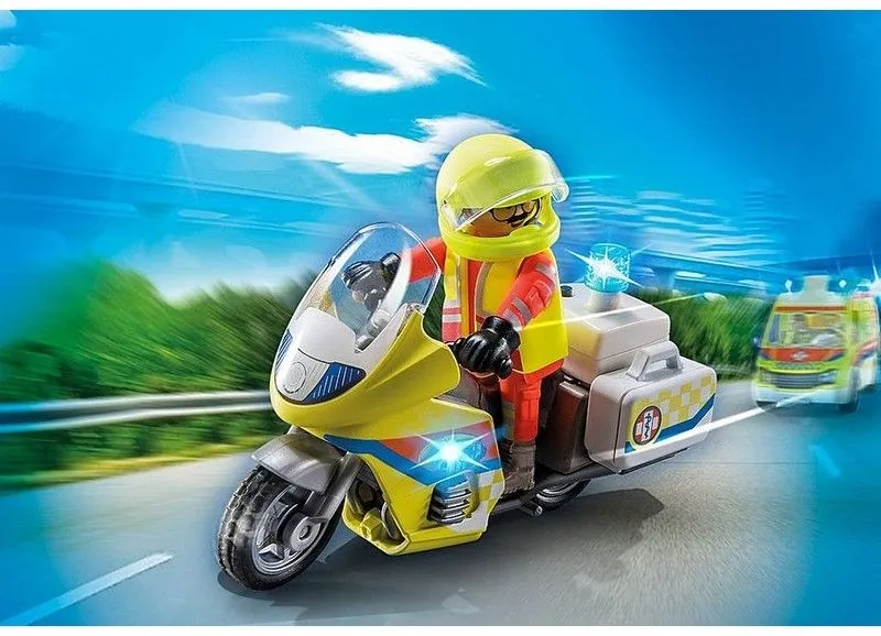 אופנוע חילוץ עם אורות Playmobil 71205