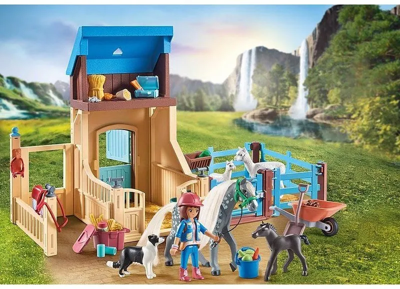 דוכן סוסים עם אמיליה וויספר Playmobil 71353