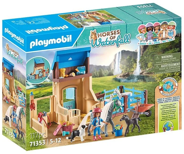 דוכן סוסים עם אמיליה וויספר Playmobil 71353