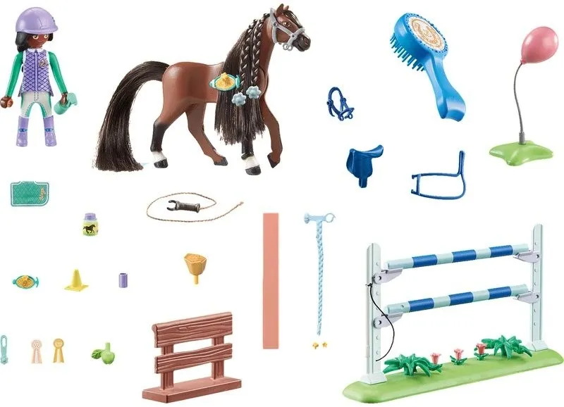זירת קפיצות עם זואי ובלייז Playmobil 71355