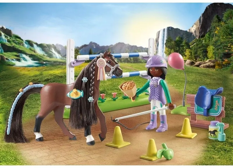 זירת קפיצות עם זואי ובלייז Playmobil 71355