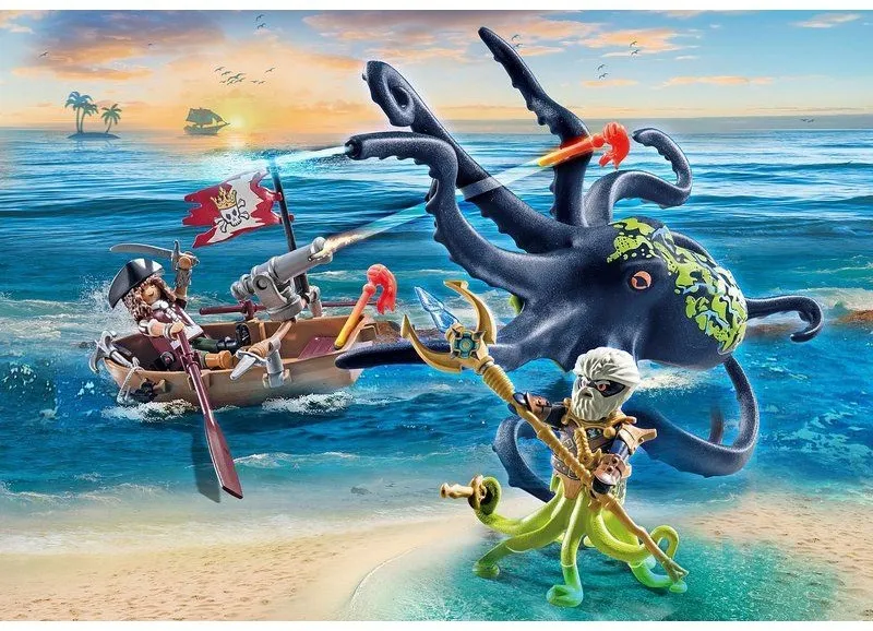 קרב עם תמנון ענק Playmobil 71419