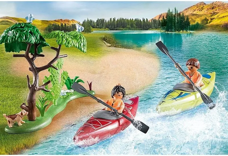 קמפינג עם מדורה Playmobil 71425