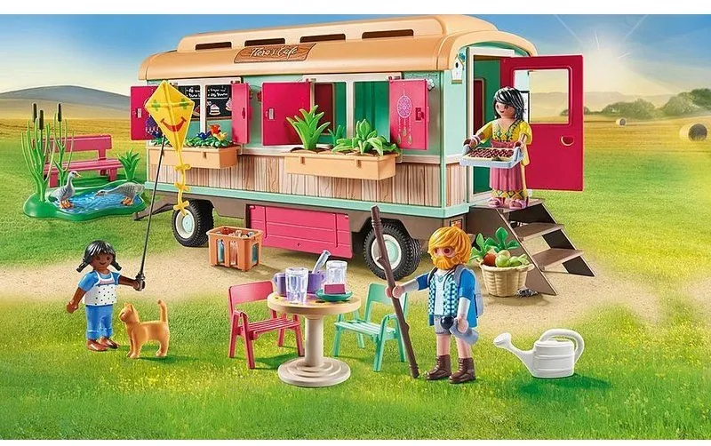 בית קפה נעים עם גינת ירק Playmobil 71441