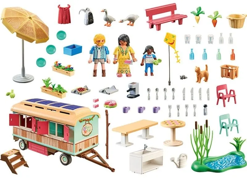 בית קפה נעים עם גינת ירק Playmobil 71441