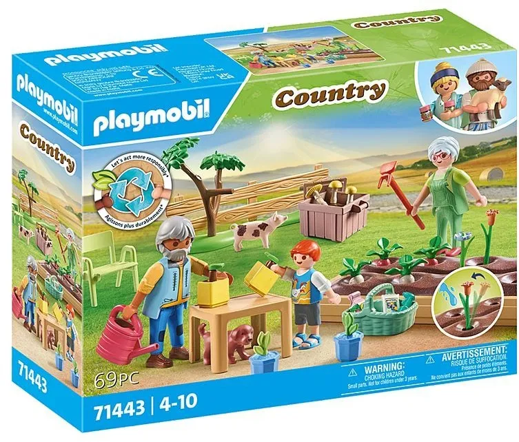 גינת ירק עם סבים וסבתות Playmobil 71443